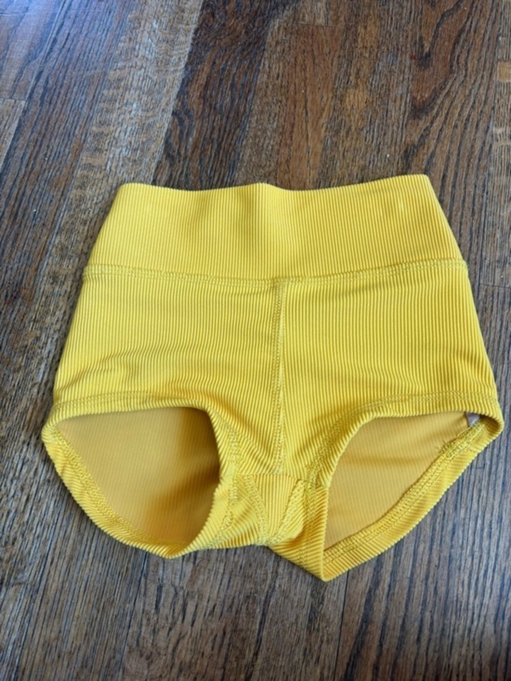 Five 2” Everyday Shorts Yellow Ribbed